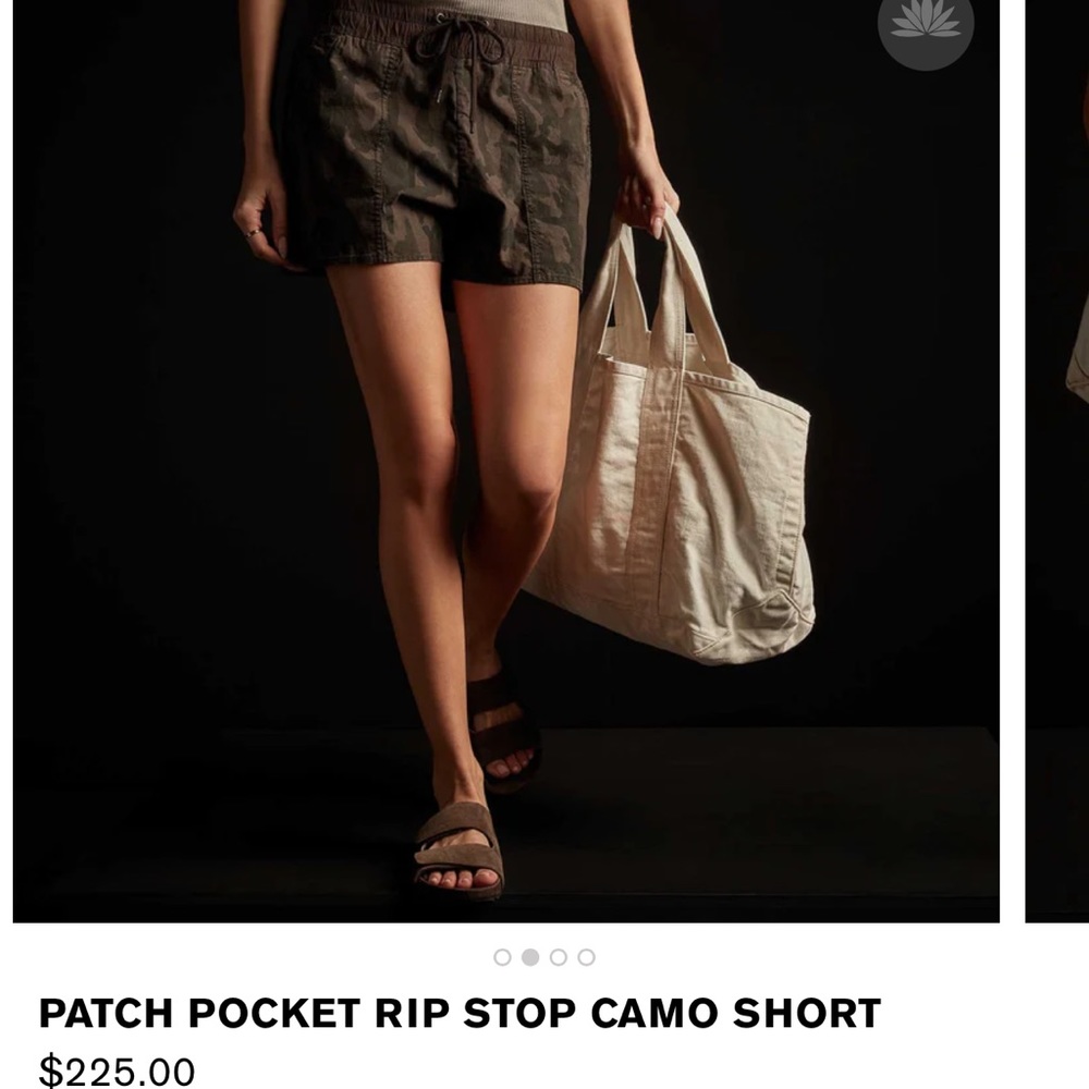 James perse camo ripstop shorts
